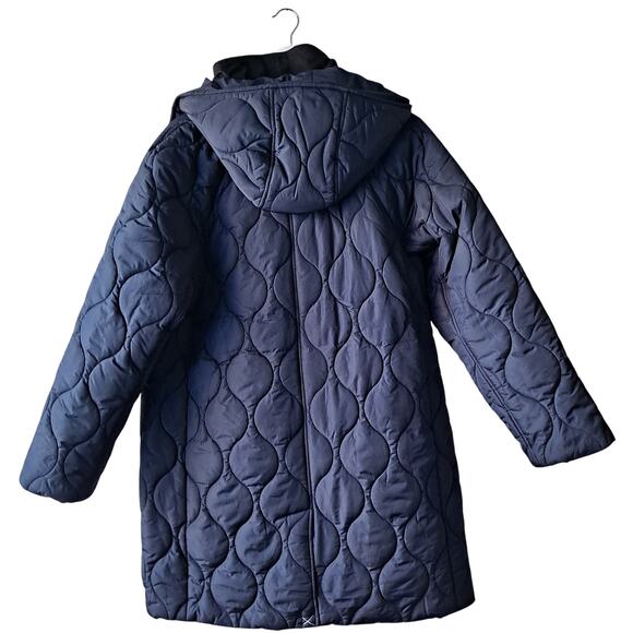 NWT J. Crew Ellington Stowe Puffer Jacket Quilted Primaloft Insulation Navy - XL - Picture 3 of 13